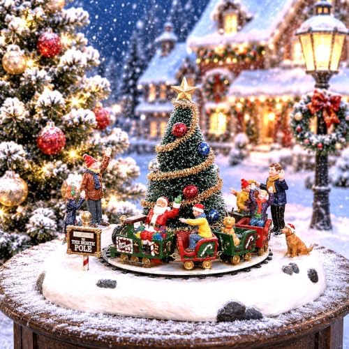 Lemax Christmas Village Santas Kiddie Train Battery Operated (4.5V) - 34631