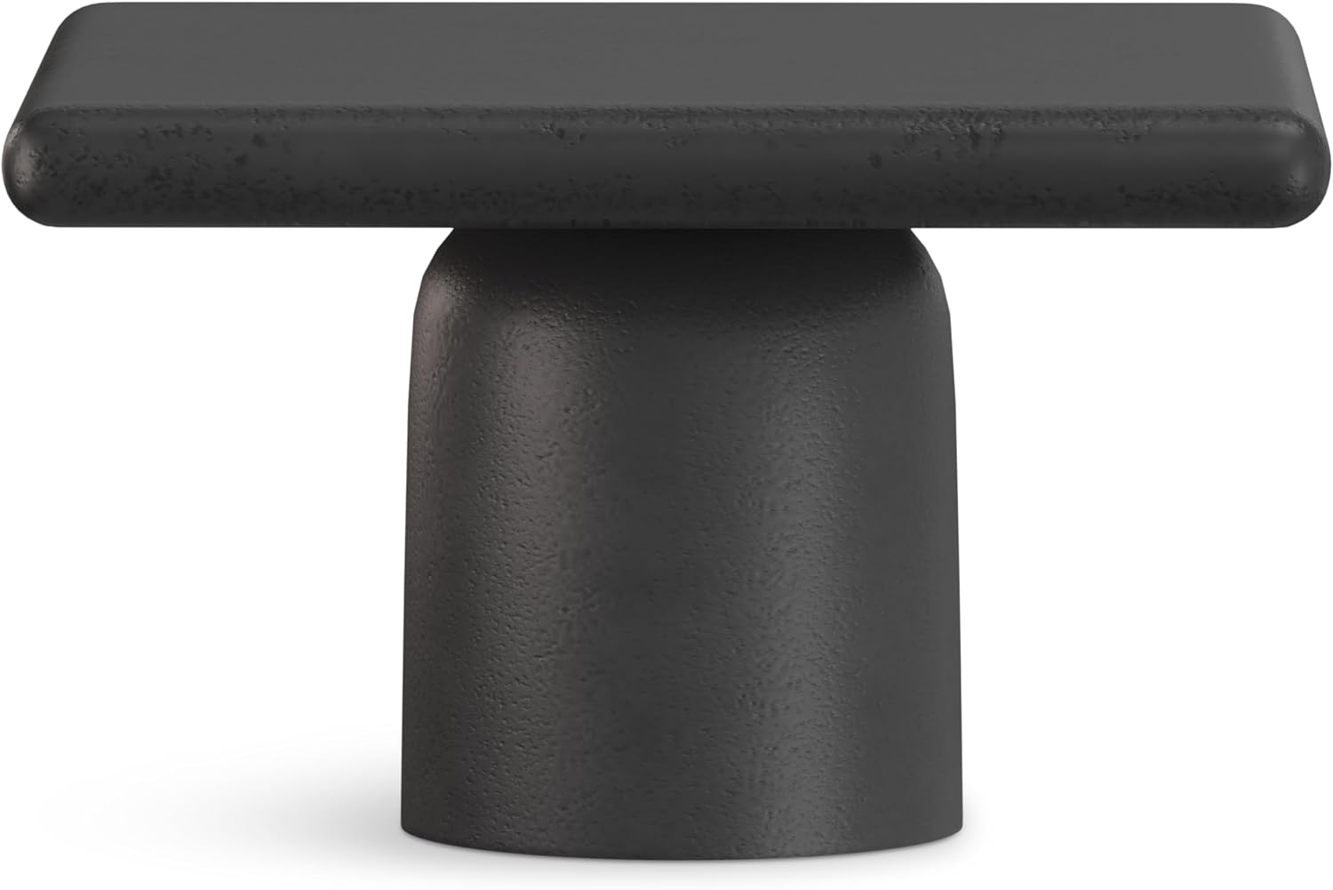 SIMPLIHOME Whitney 17" Wide Storage Metal Table in Antique Silver