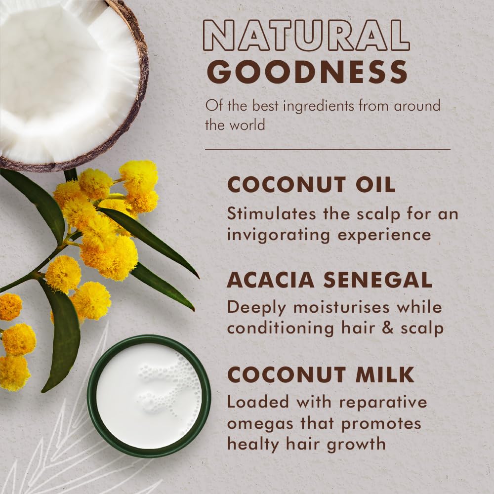 Shea Moisture Daily Hydration Shampoo Virgin Coconut Oil for All Hair Types Sulfate-Free 13 oz