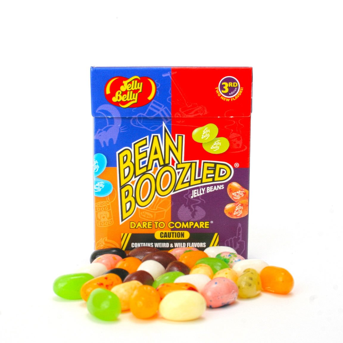 Jelly Belly Jelly Beans, 20 Flavors, .35-oz Trial Size Packs, 80 Count