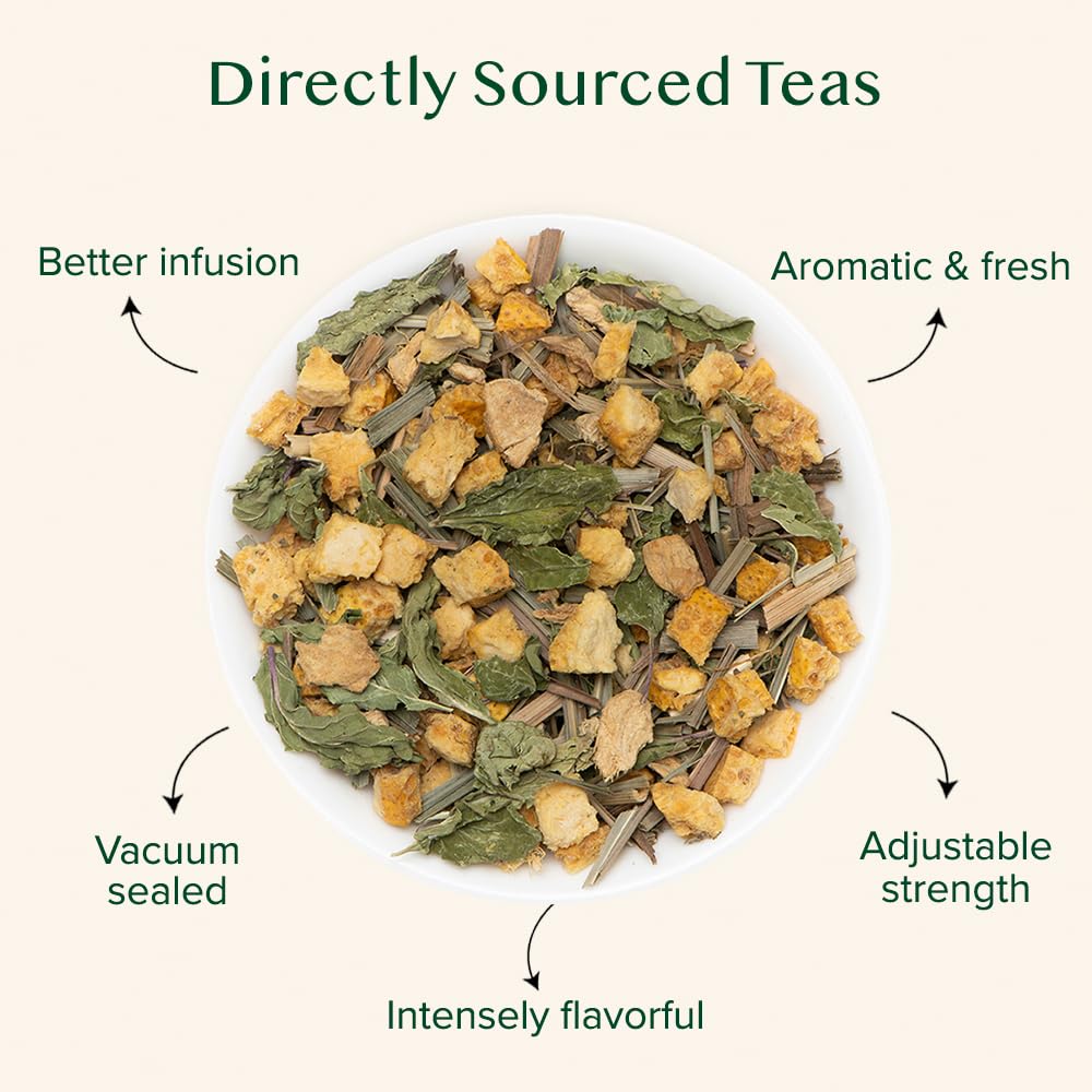 VAHDAM, Green Tea Leaves From Himalayas 170+ Cups (12oz) High Elevation Grown Green Tea Leaves From Himalayas | Pure Unblended Single Origin Green Loose Leaf Tea | Vacuum Sealed
