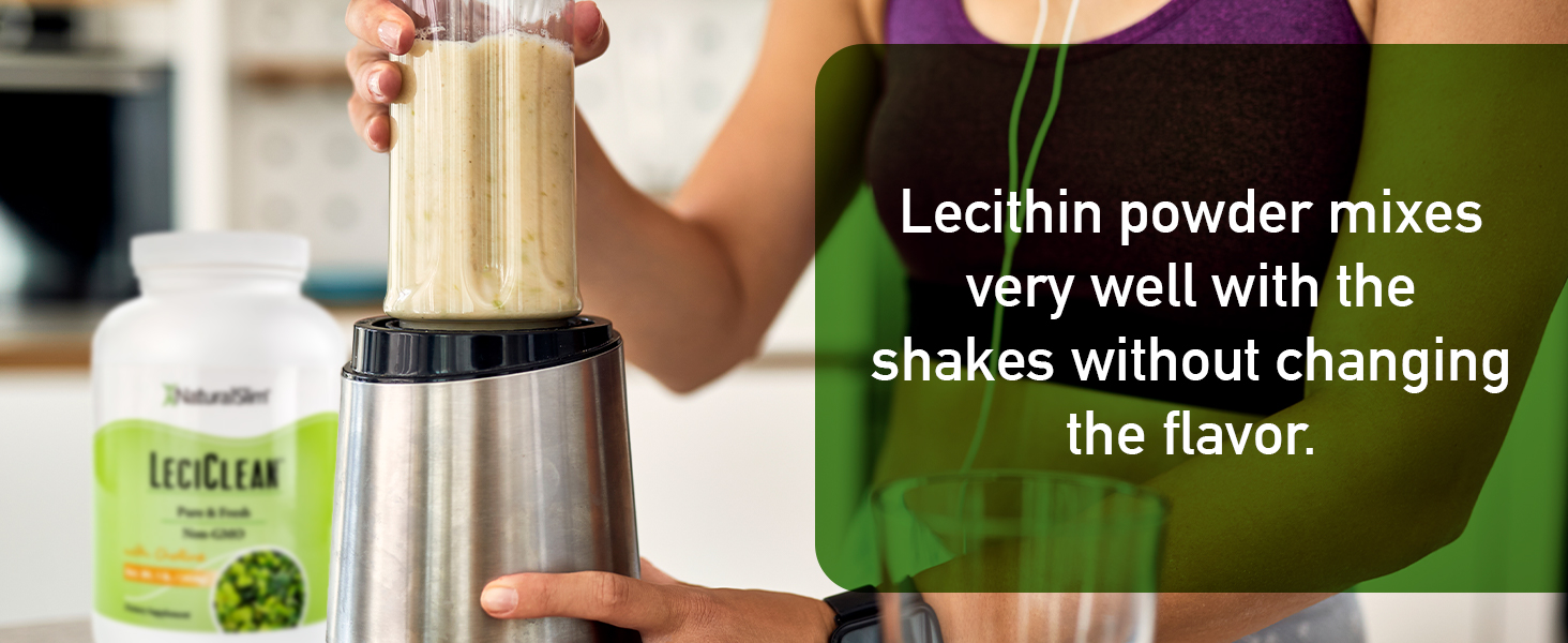 Naturalslim Leciclean Pure Soy Lecithin Powder Granules w/ Choline Food Grade &amp; Dissolves Easily