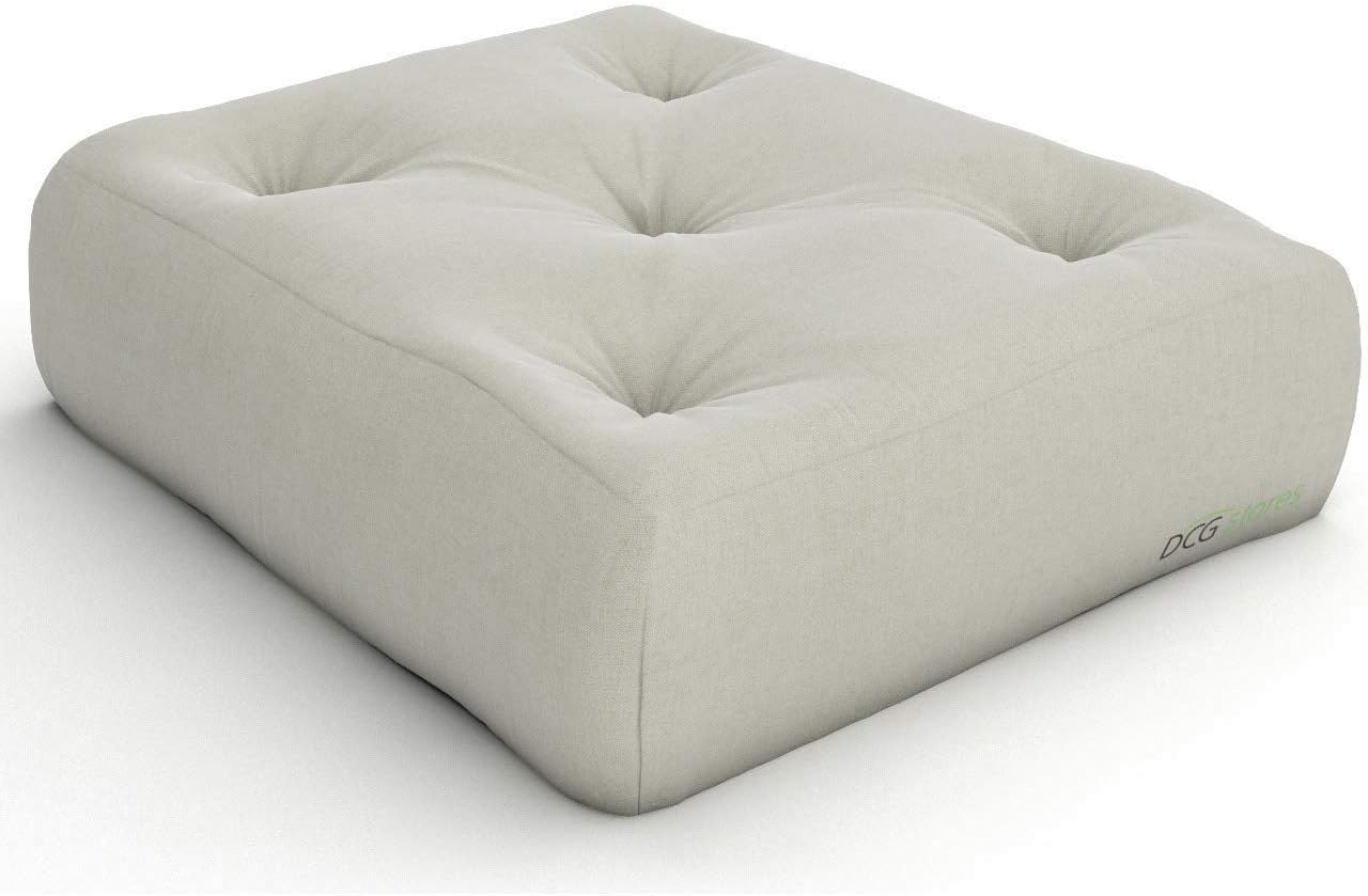 Nirvana Futons Plush, Comfortable 8-Inch Full Futon Mattress, Microfiber Fudge - Made in USA