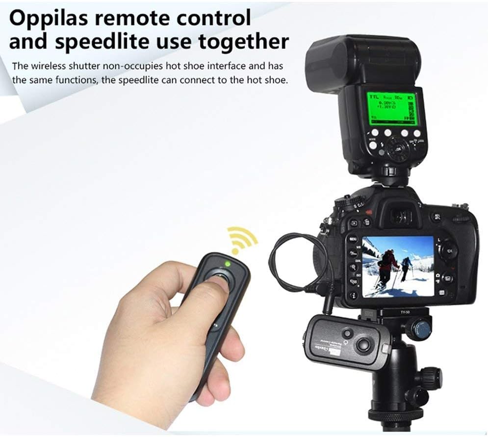 Pixel Camera Remote Shutter Release RW-DC0 for Nikon Wireless 2.4GHz 262ft | For Nikon Z8 Z9 D3 D4 D5 D800 D850 D800E D810A D810 D700 D500 D300 D300s D200 F100 F90 F90X F6 F5 D1X D2H MC-30A MC-36A