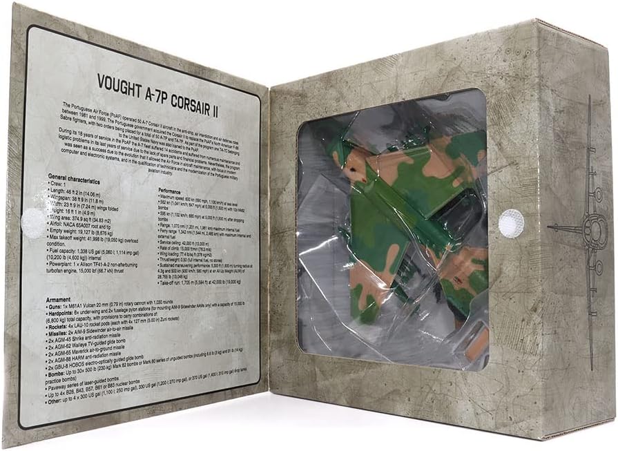 1:72 Scale Vought A-7P Corsair II | Militaria Diecast by Moto City Classics | Model 27293-65