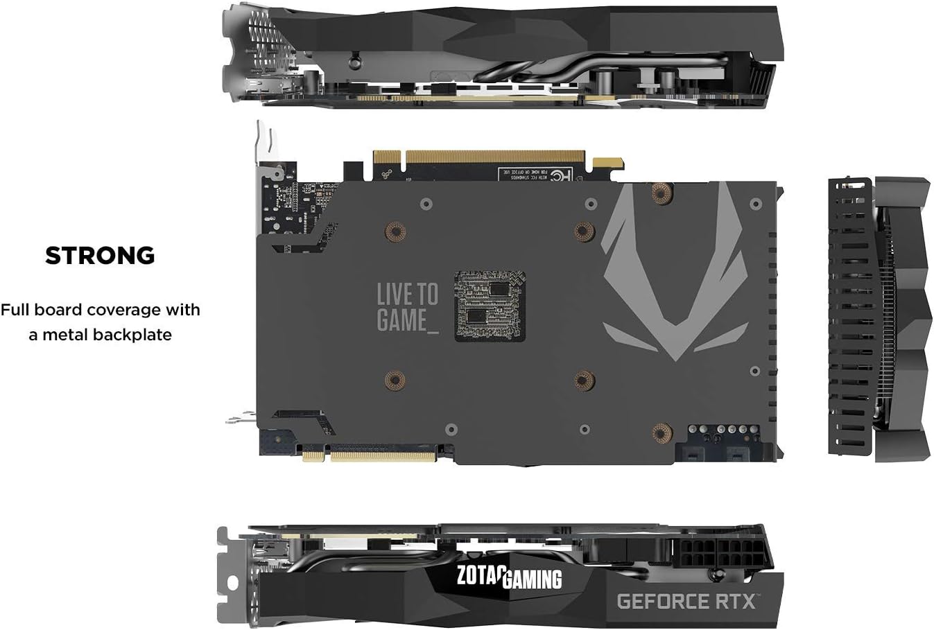 ZOTAC Gaming GeForce RTX 2070 Super Mini 8GB GDDR6 256-Bit 14Gbps Gaming Graphics Card, Ice Storm 2.0, Super Compact, ZT-T20710E-10M (Renewed)