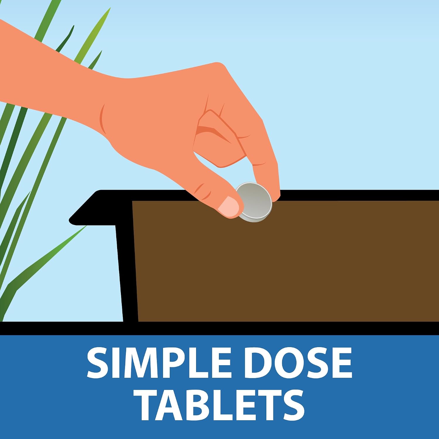 CrystalClear Thrive Pond Plant Food, Fish Safe Fertilizer, 200 Tablets | For aquatic water gardens, nutrients boost lily & lotus flower bloom and root growth