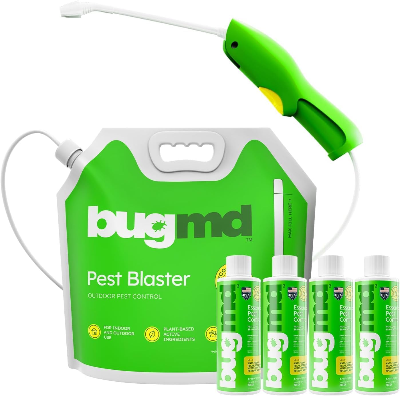 BugMD Ant Killer and Bug Spray Concentrate - Plant-Powered (3.7 oz)
