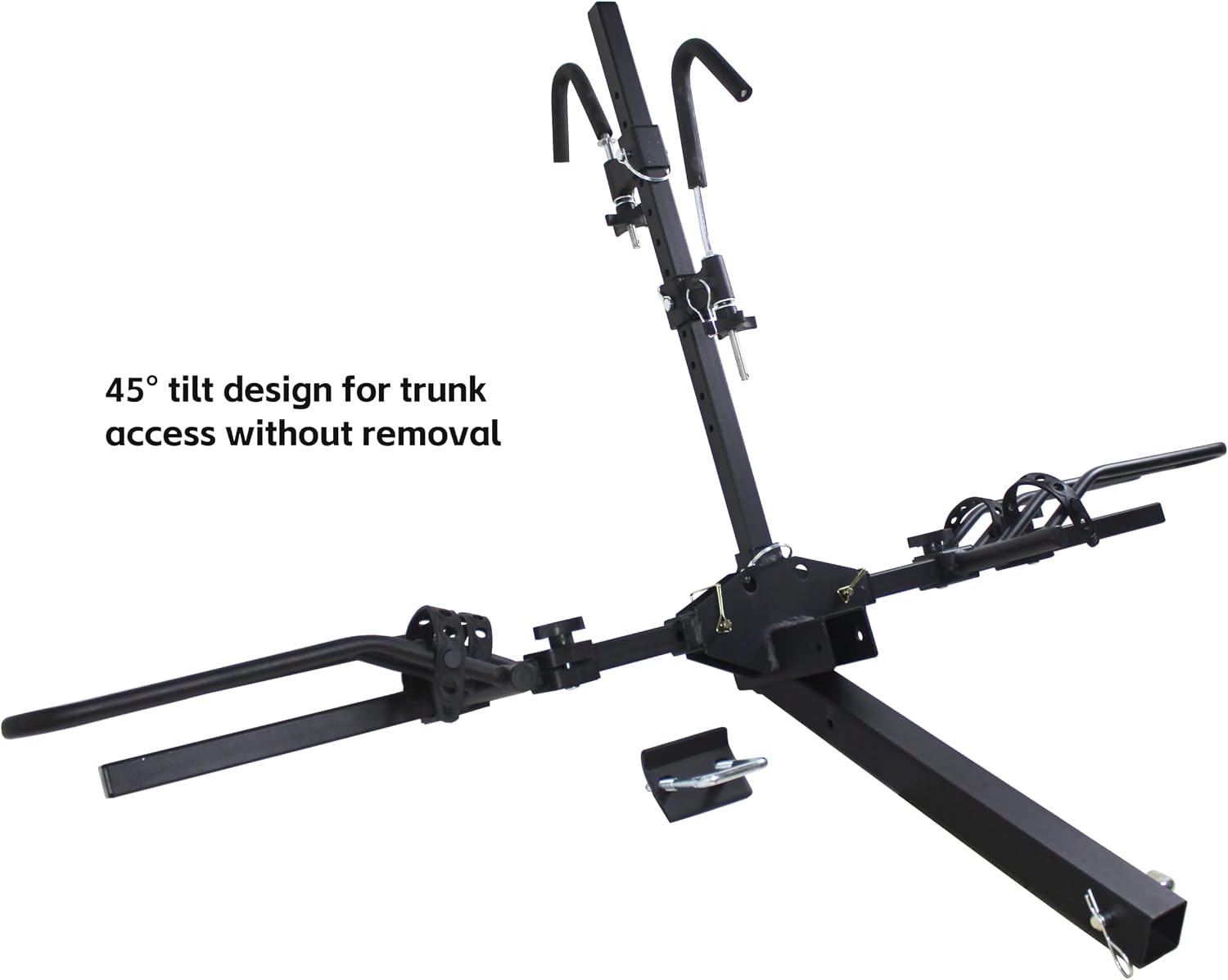 MaxxHaul Platform Bike Rack for 2 Bikes - Hitch Mounted Tray Carrier for SUV, Van
