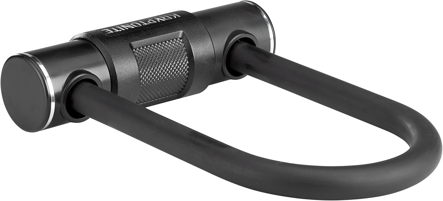 Kryptonite Parkview Bike U-Lock, 4ft Braided Steel Security Cable & Keys
