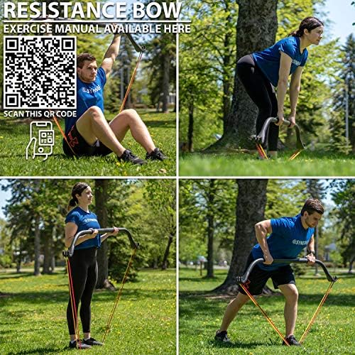 Synergee Resistance Bow – Portable Home Gym Bar and Bands
