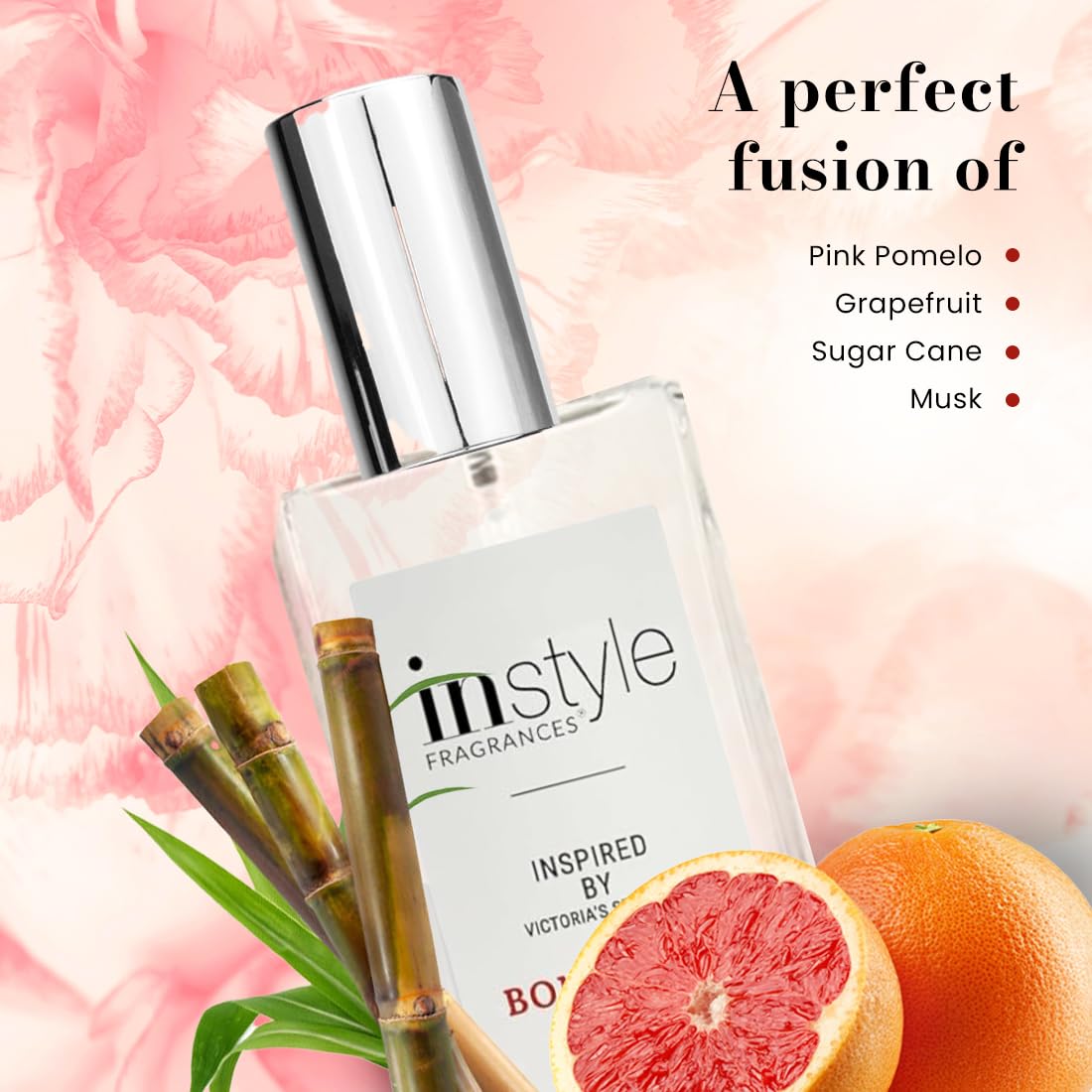 Instyle Fragrances | Inspired by Ralph Lauren's Romance | Women’s Eau de Toilette | Vegan, Paraben Free, Phthalate Free | Never Tested on Animals | 3.4 Fluid Ounces