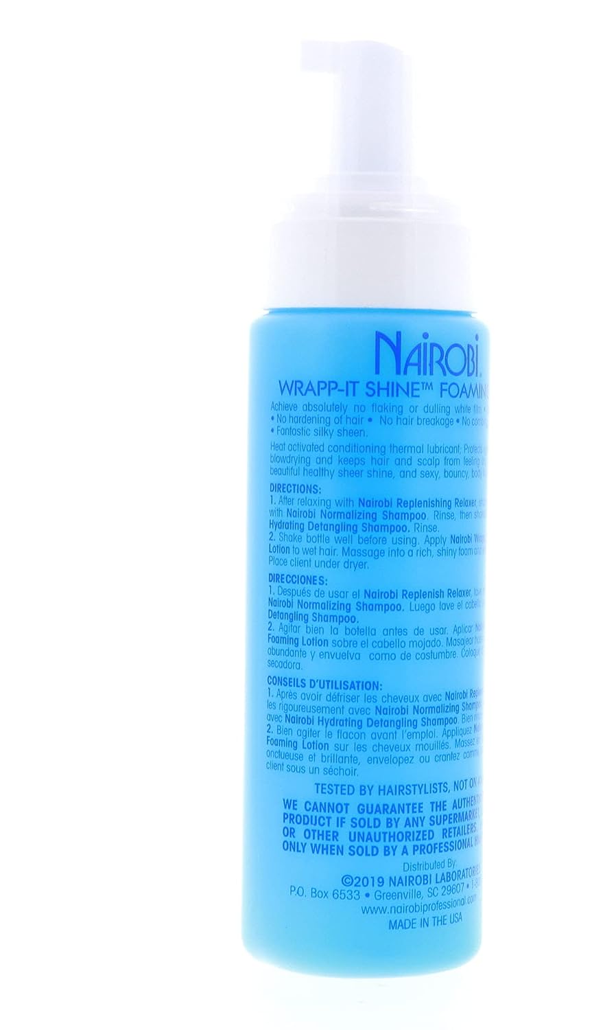 Nairobi Wrapp-It Shine Foaming Lotion, 8 Ounce