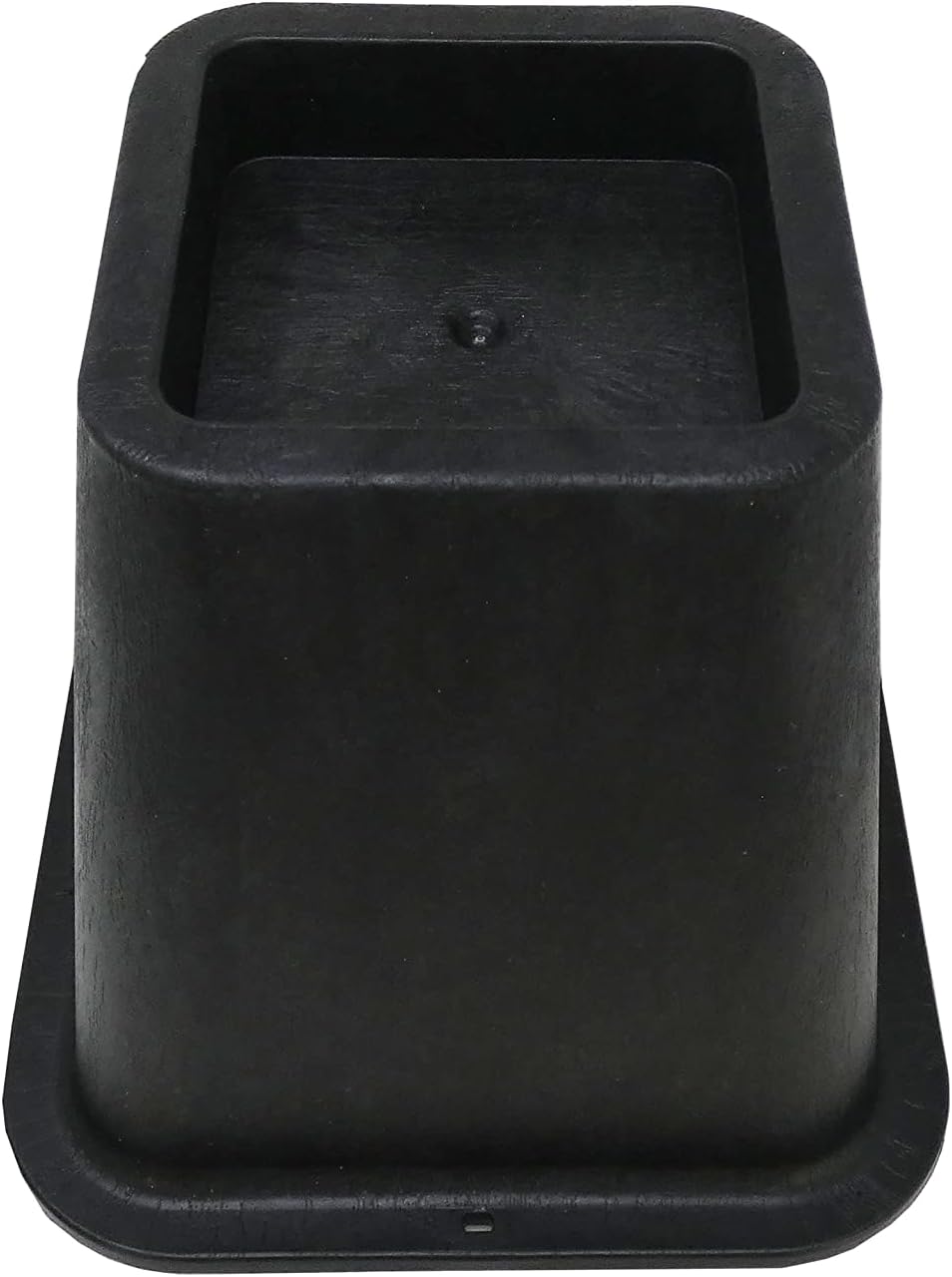 Shepherd Hardware 9523 6-Inch Molded Bed Risers, Black Finish, 4-Count