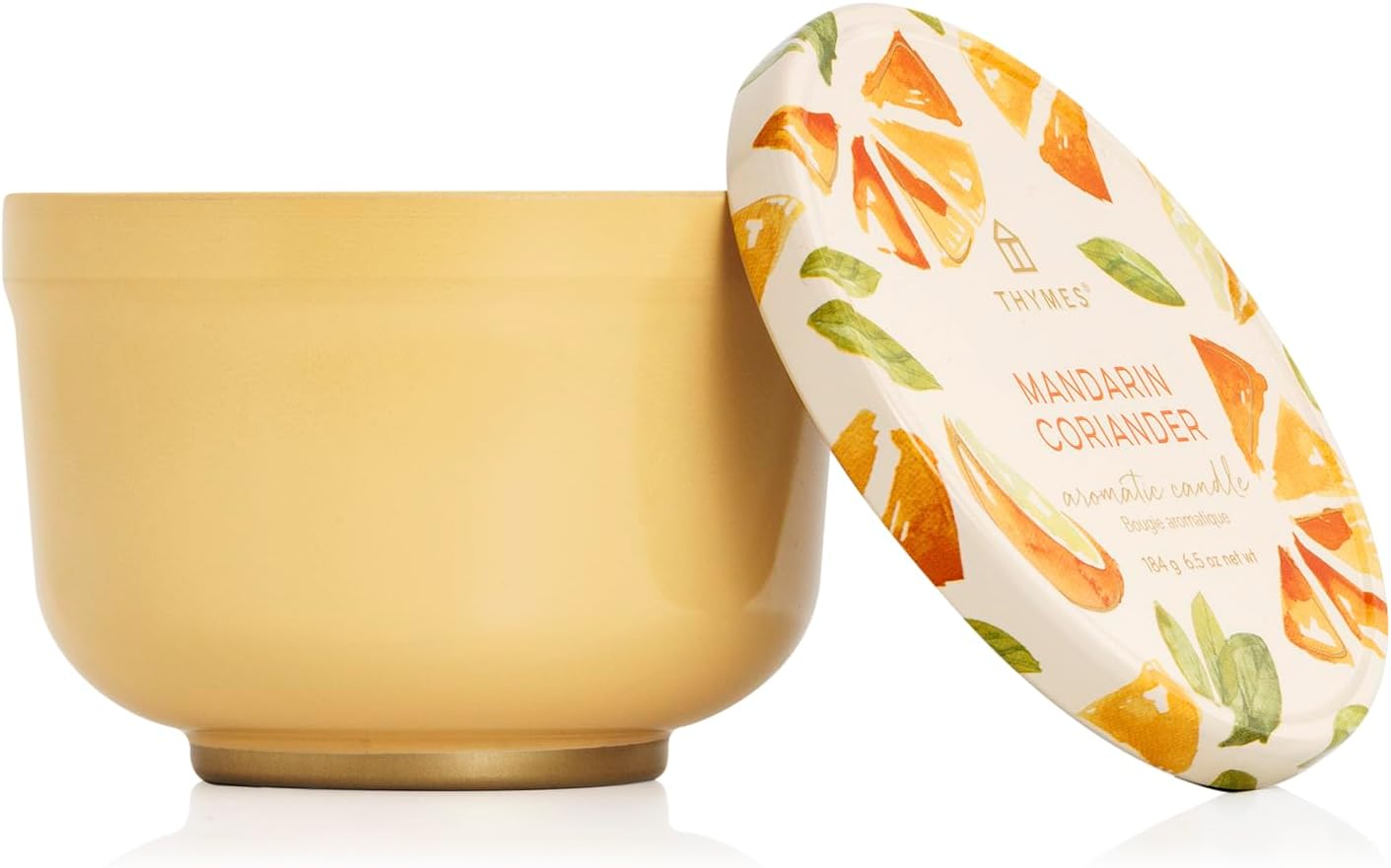 Thymes Scented Candles for Women & Men – Tin with Lid – Luxury Home Decor – Holiday Candles with Notes of Crisp Siberian Fir Needles, Cedarwood, & Sandalwood (Frasier Fir, 6.5 oz)