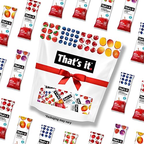 That’s it. Fruit Bars Variety Pack (20 Pack) | 100% Natural Fruit Snacks, Gluten-Free, Vegan & Low Carb | Healthy Snack Bars – Strawberry, Mango
