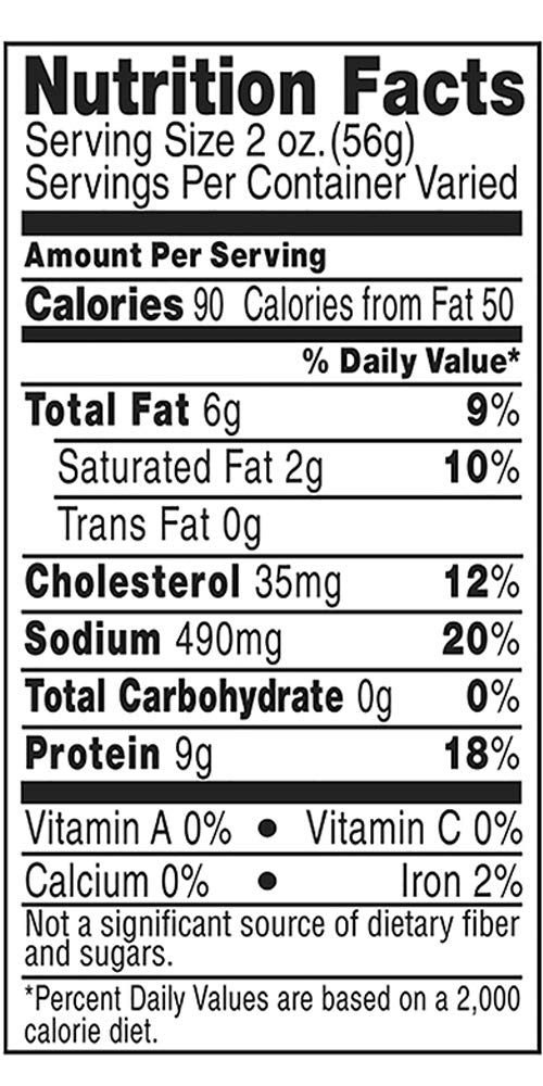 Frick's Bone-In Ham Portion, Hickory Smoked (7.5 lbs. Average Weight)