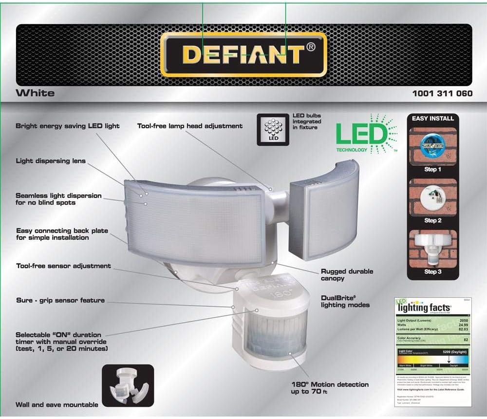 Defiant LED Motion Security Light