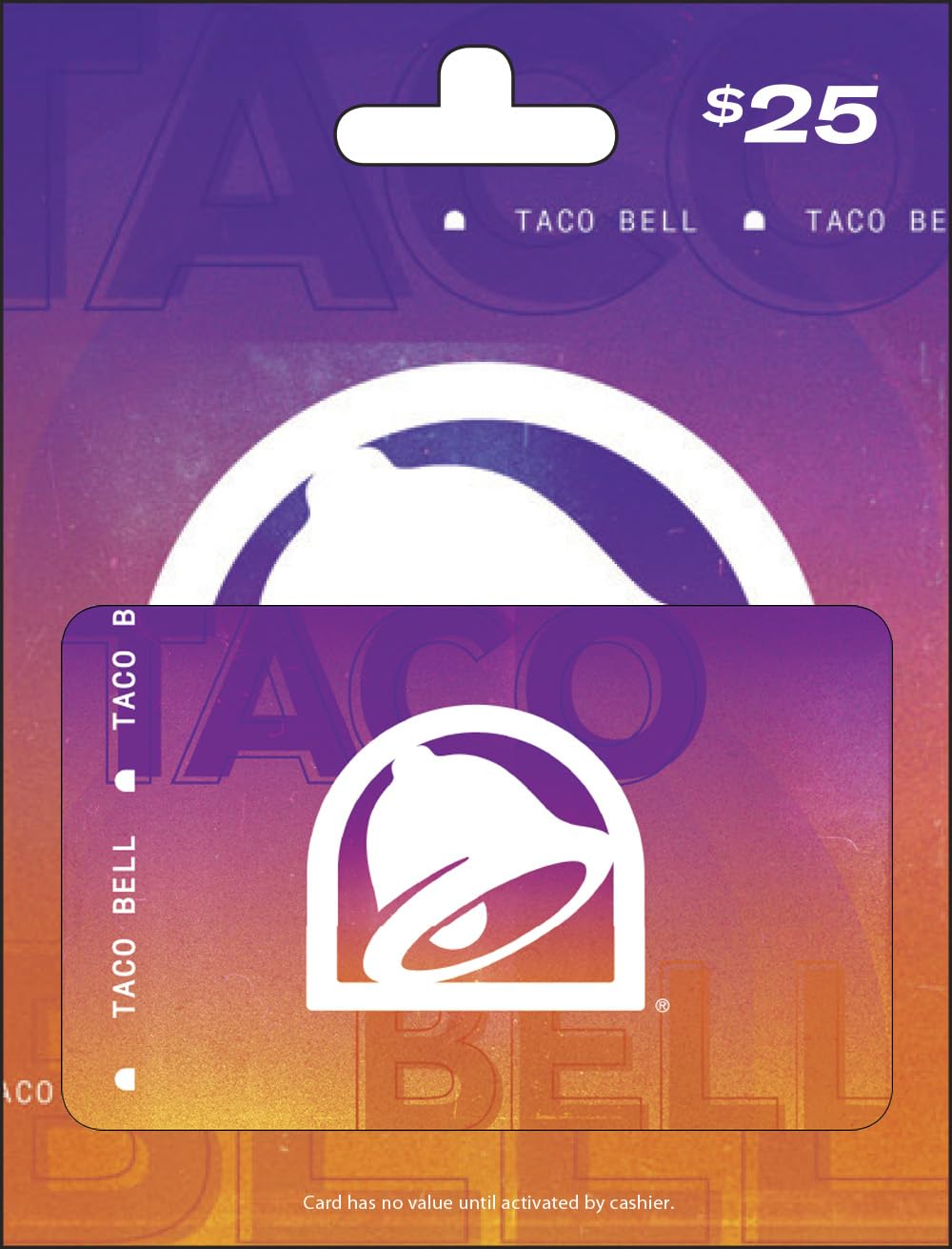 Taco Bell Physical Gift Card - $25
