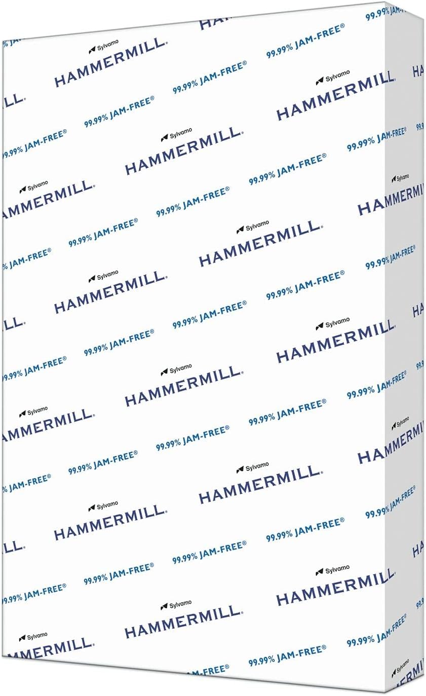 Hammermill Printer Paper, 20 lb Copy Paper, 8.5 x 11 - 10 Ream (5,000 Sheets) - 92 Bright, Made in the USA