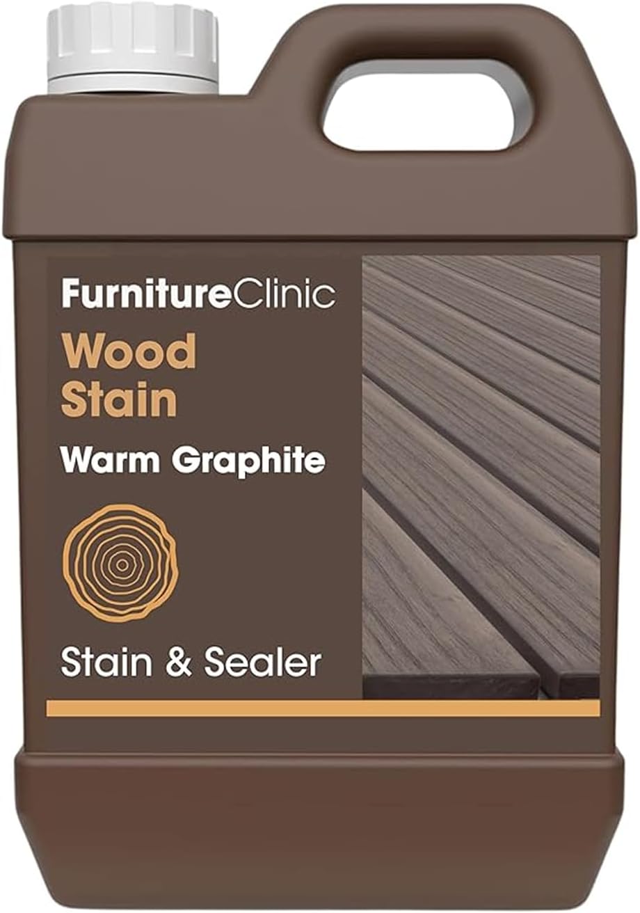 Furniture Clinic Wood Stain | Dark Oak | Water Based | Fast Drying, Low Odor