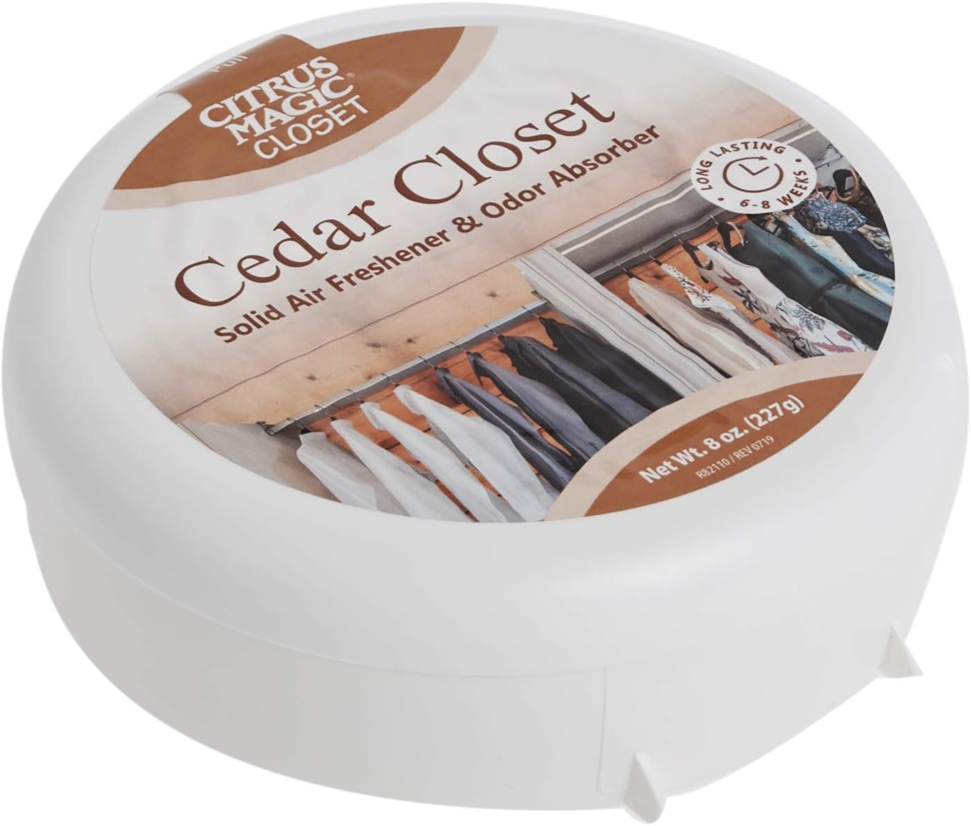 Citrus Magic Closet Solid Air Freshener, Cedar, 8 Ounce