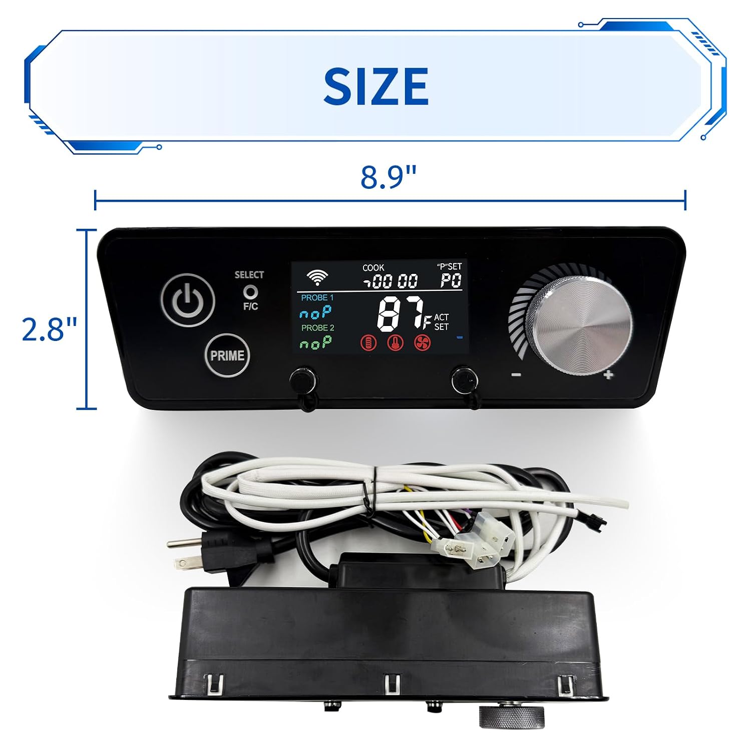 WiFi Control Board Replacement for Pit Boss Vertical Smoker 3/4/5/7 Series | Digital Thermostat Panel for PBV3P1/PBV4PS1/PBV5P1 Series Vertical Smoker