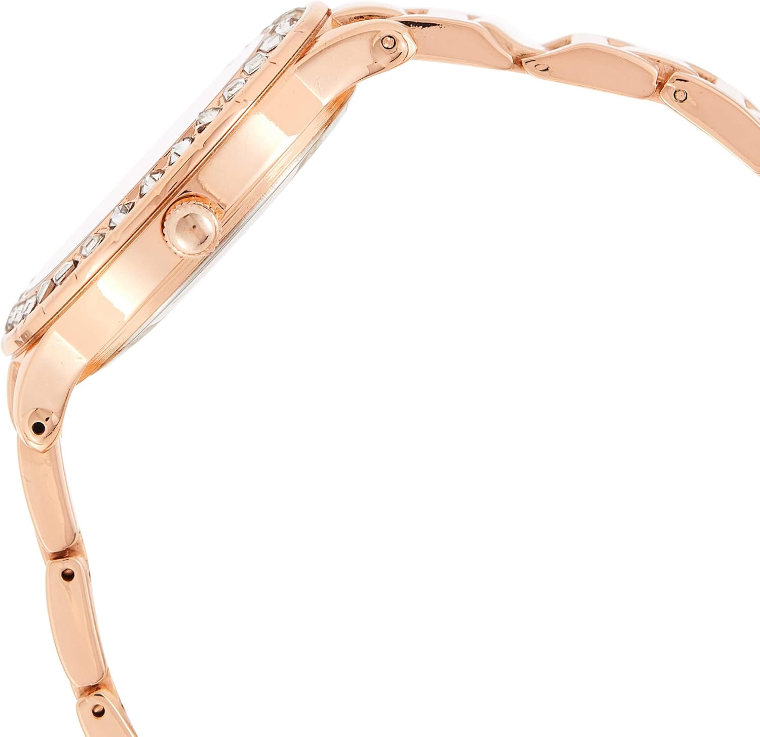 U.S. Polo Assn. Women's Rose Gold-Tone Watch – Elegant Crystal Bezel, Durable Bracelet