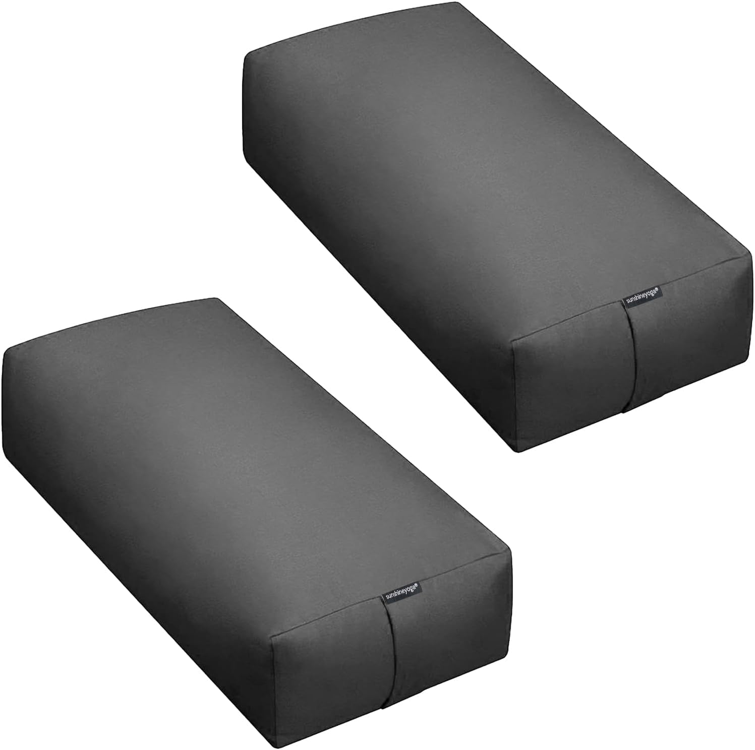 Firm Large Yoga Bolster, 24x12x6in