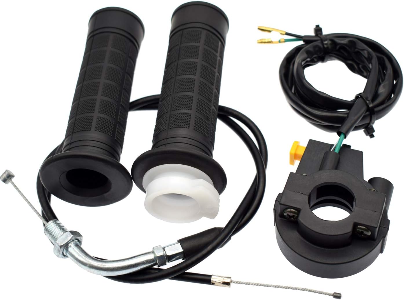 Twist Throttle and 36" Cable Handle Grip Kill Switch Set for 7/8" 22mm Handlebar 49cc 66cc 80cc Engine Motorized Bicycle Push Bike