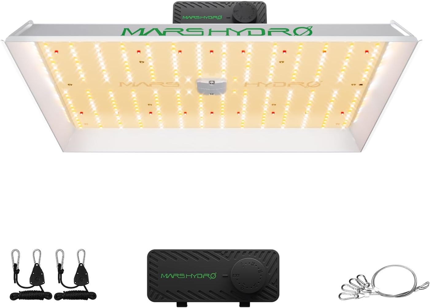 MARS HYDRO 100W TS600 2x2ft Dimmable LED Grow Lights for Indoor Plants