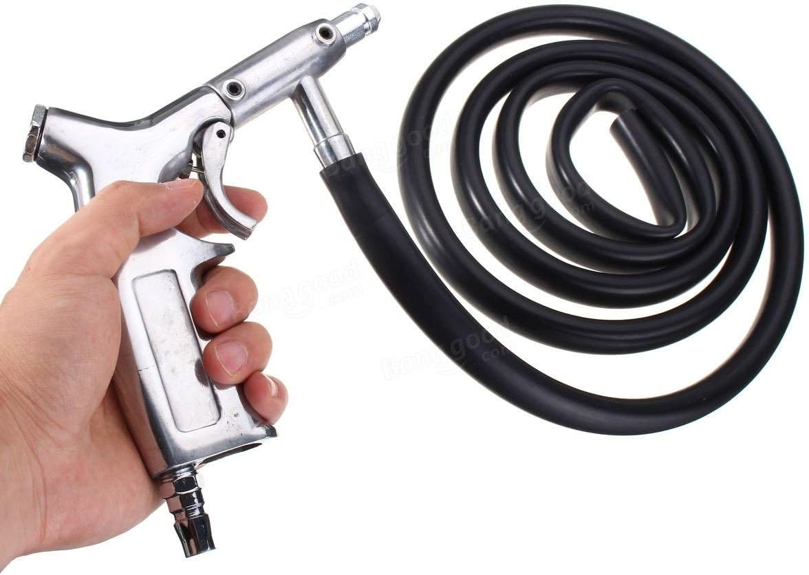 Sand Blaster Gun Kit,Sandblaster Gun for Sandblasting Cabinet Machine Abrasive Blaster with Ceramic Nozzle,Siphon Feed