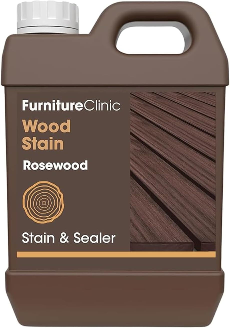 Furniture Clinic Wood Stain | Dark Oak | Water Based | Fast Drying, Low Odor