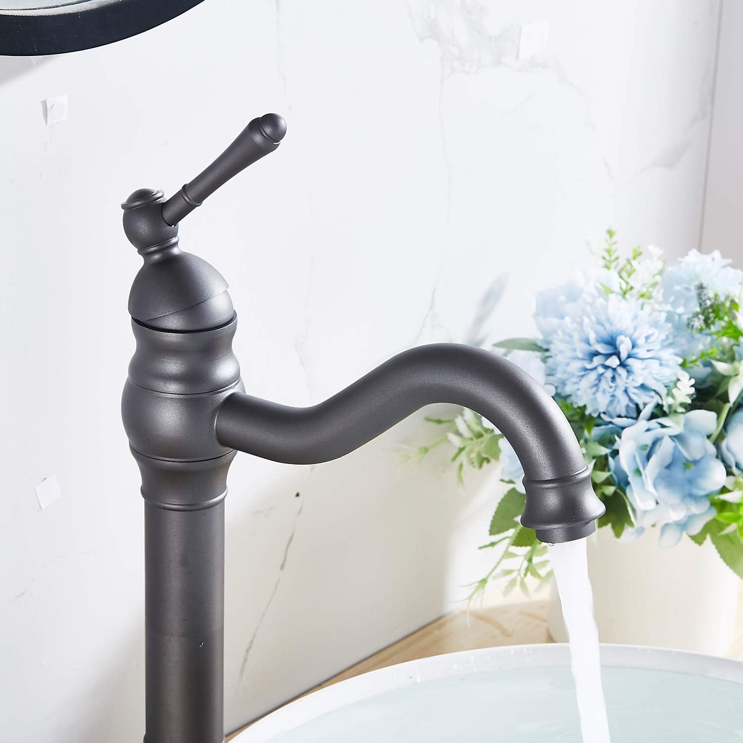 Oil Rubbed Bronze Bathroom Faucet Single Handle One Hole