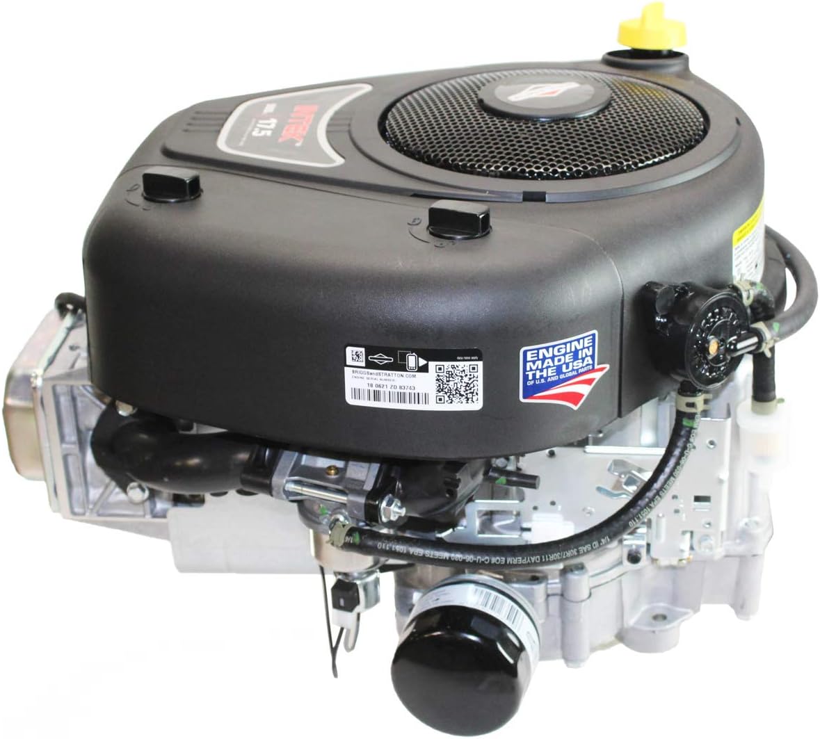 Briggs and Stratton Vertical 17.5 HP 500cc INTEK Engine 9amp 1" x 3-5/32" #31R977-0054