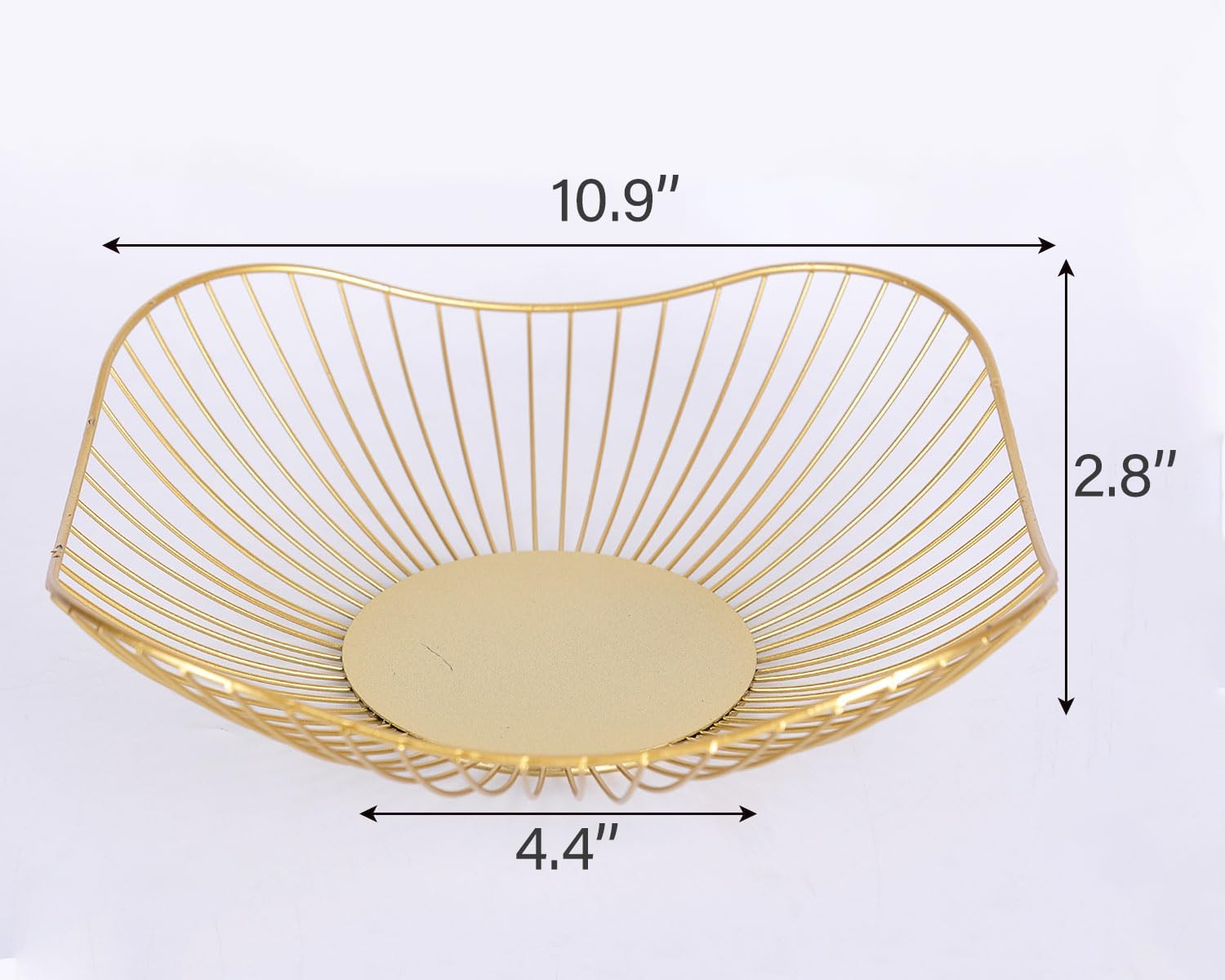 IBWell Short Curved-Edge Modern Creative Stylish Single Tier Dish