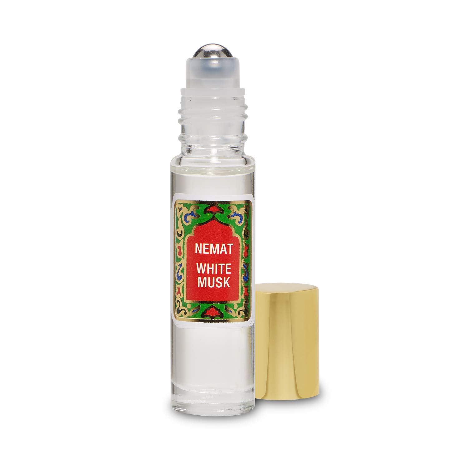Nemat Amber Perfume Oil Roll-On for Women & Men, 10 ml | Long lasting fragrance, Alcohol free, Essential oil based, Vegan formula, Clean scent, Unisex body oil