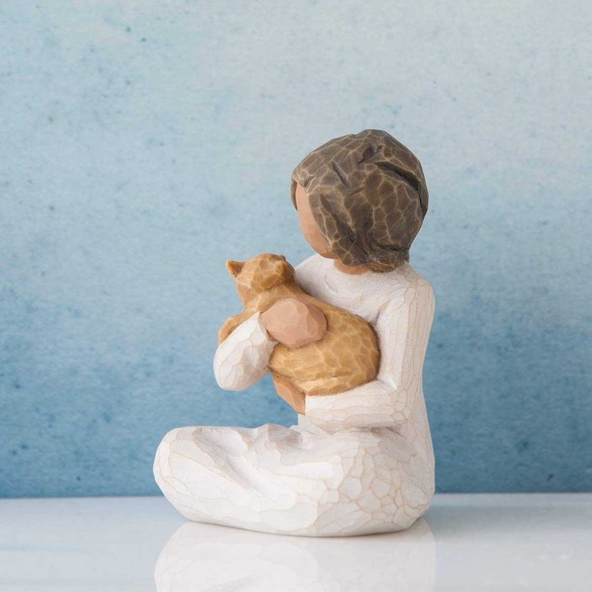 Willow Tree Kindness (Girl Darker Skin Tone & Hair Color), Sculpted Hand-Painted Figure