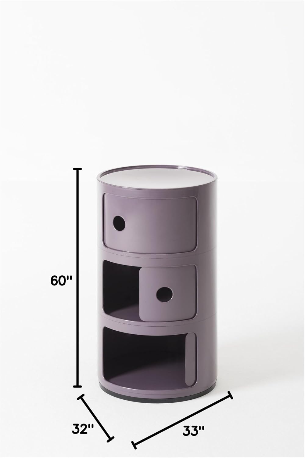 Kartell 496715 Componibili, Plastic, Blue
