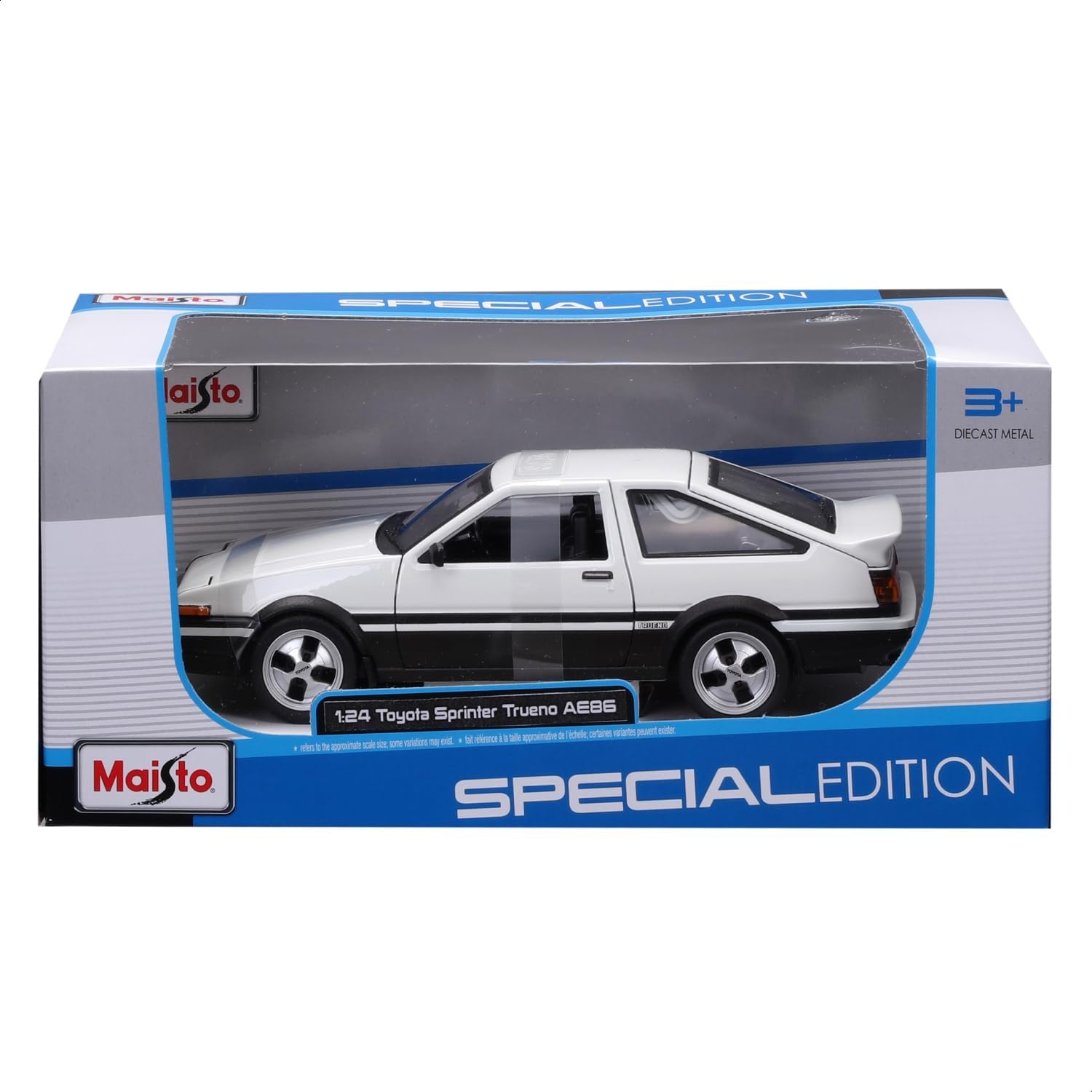 Maisto 1:24 SE Toyota Sprinter Trueno AE86, Matte Black