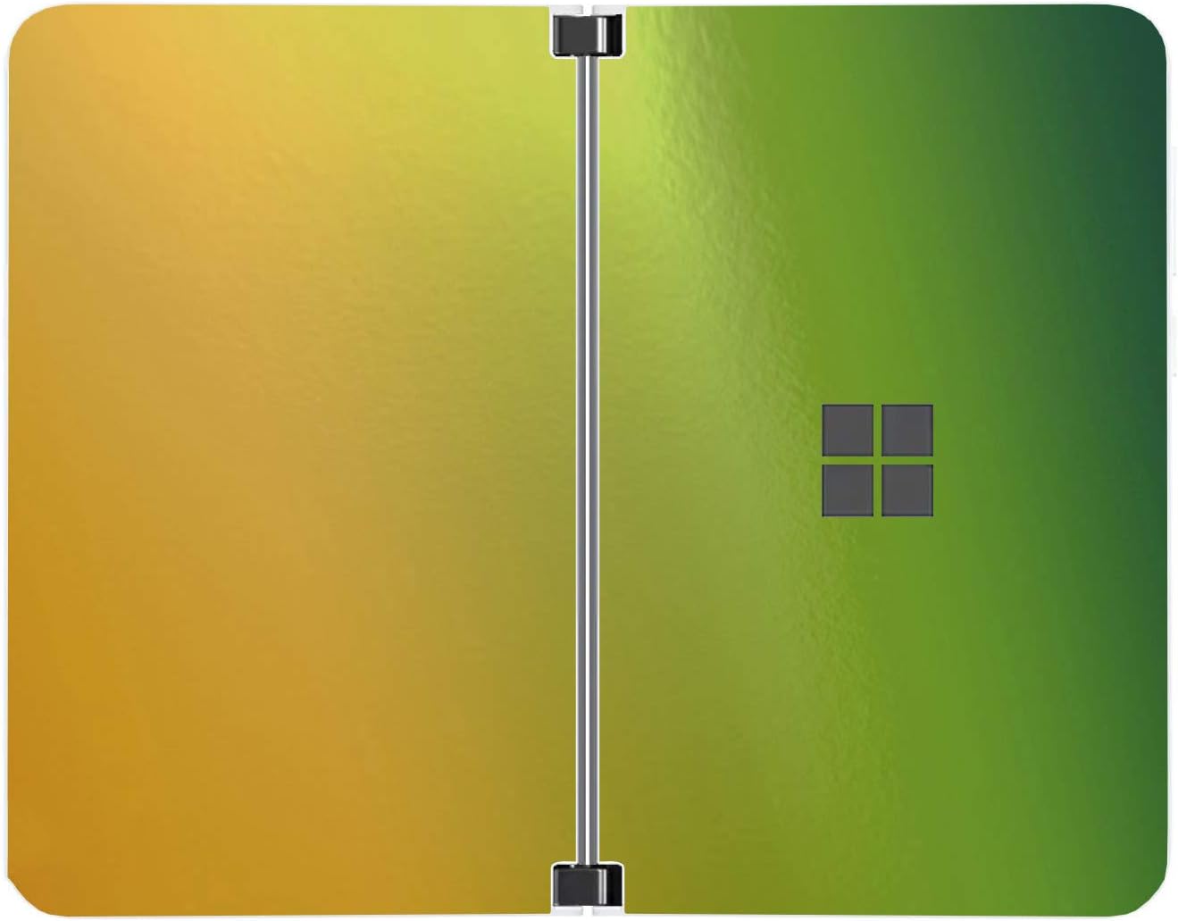 SopiGuard Sticker for Surface Duo Phone Edge-to-Edge Precision Vinyl Skin Wrap (Leather Textured)