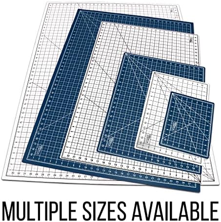 U.S. Art Supply 18" x 24" Self-Healing Cutting Mat 5-Ply - Double-Sided Green/Black Craft Mat, Non-Slip Cutting Mats for Crafts, Sewing, Quilting, Scrapbooking | Double-Sided Green/Black Craft Mat, Non-Slip Cutting Mats for Crafts, Sewing, Quilting, Scra…