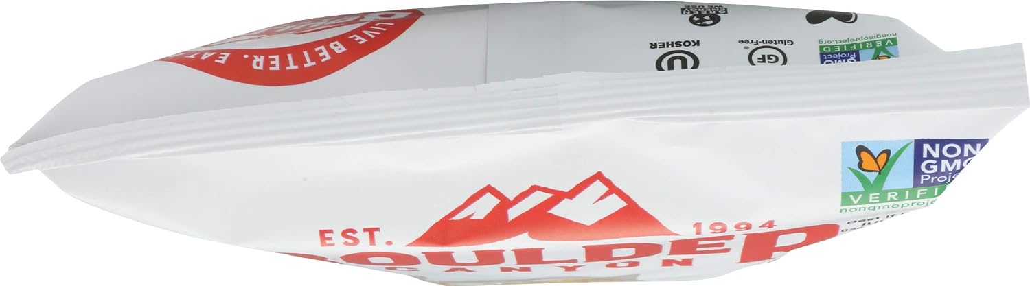 Boulder Canyon Totally Natural Kettle Cooked Potato Chips Gluten Free, 5-ounce Bags (Case of 12)
