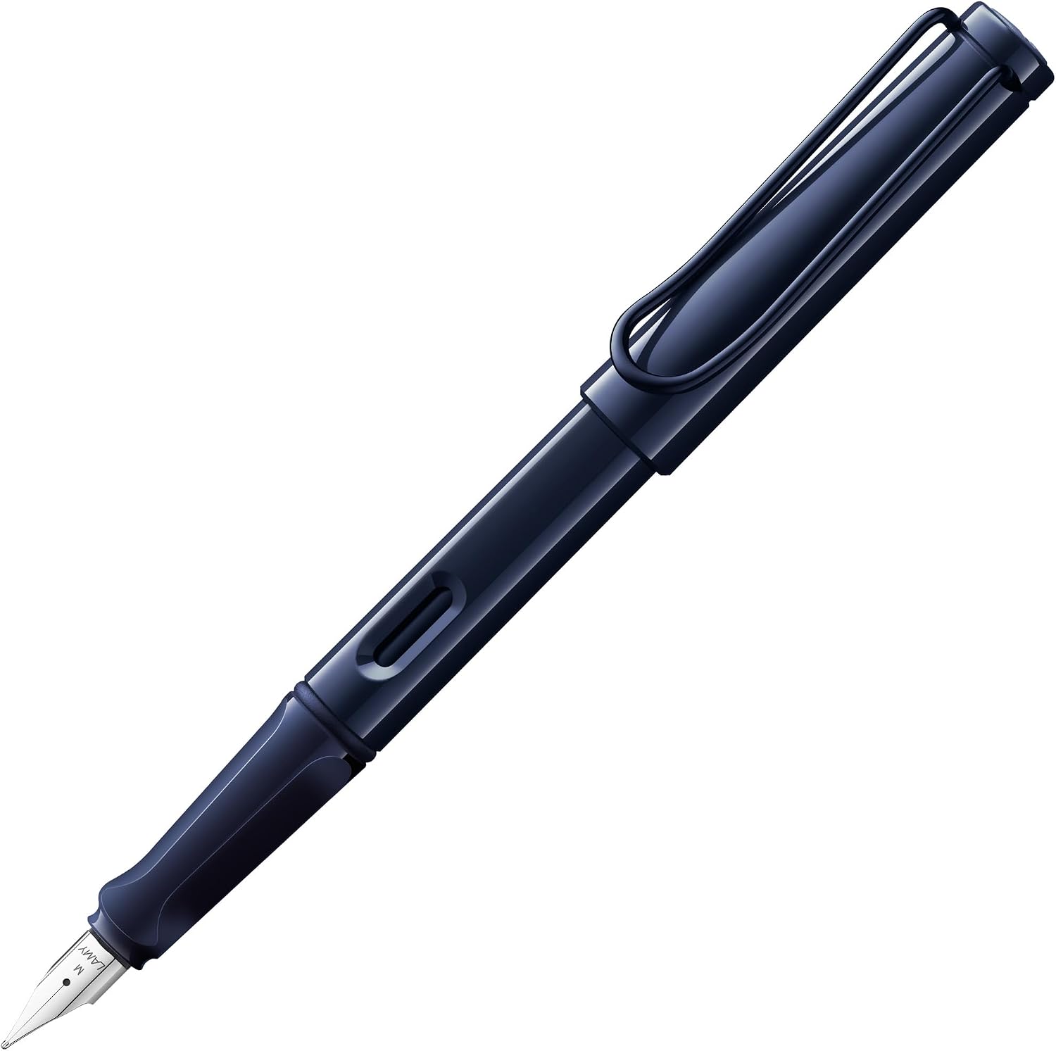 LAMY safari umbra - Fountain Pen with ergonomic grip & polished steel nib in size F - ideal for any Writing & Calligraphy - including LAMY T 10 blue cartridge - Right-Handed