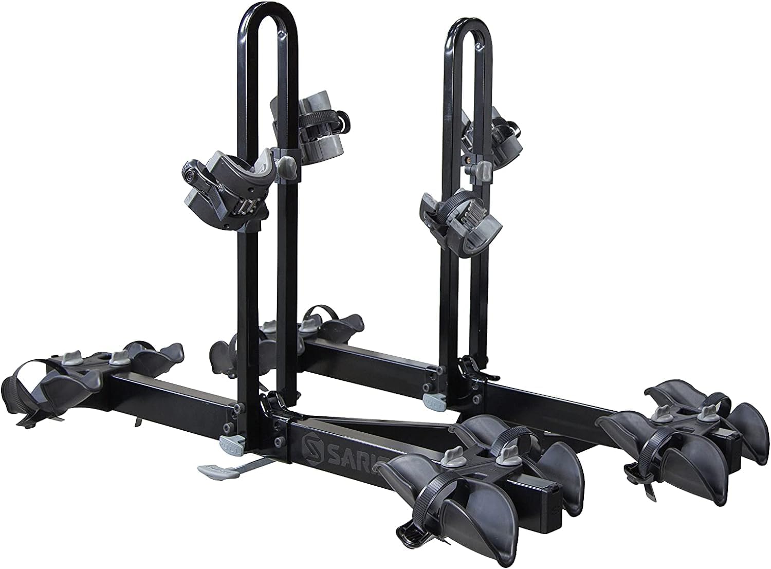 Saris Freedom Hitch Rack – Lightweight Platform Bike Carrier for Car, SUV & Truck – No Frame Contact, Anti-Wobble, E-Bike Compatible – 2 or 4 Bike