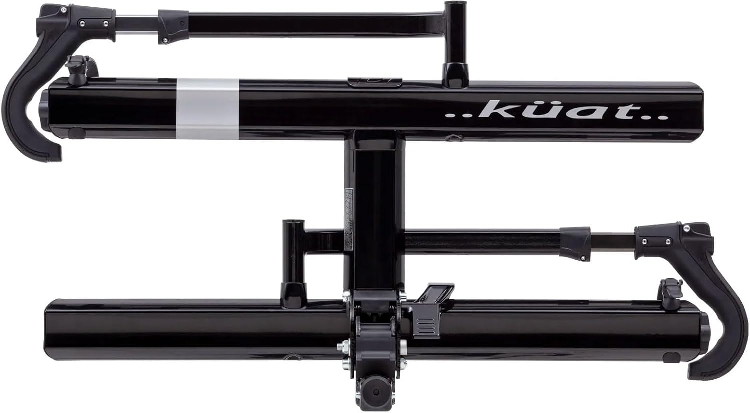 Kuat Sherpa 2.0 Compact 2-Bike Transporting Hitch Rack | Durable Lightweight Aluminum Compact 2-Bike Transporting Hitch Rack w/Cable Lock & Foldable Tire Cradles, 40 Lbs per Tray