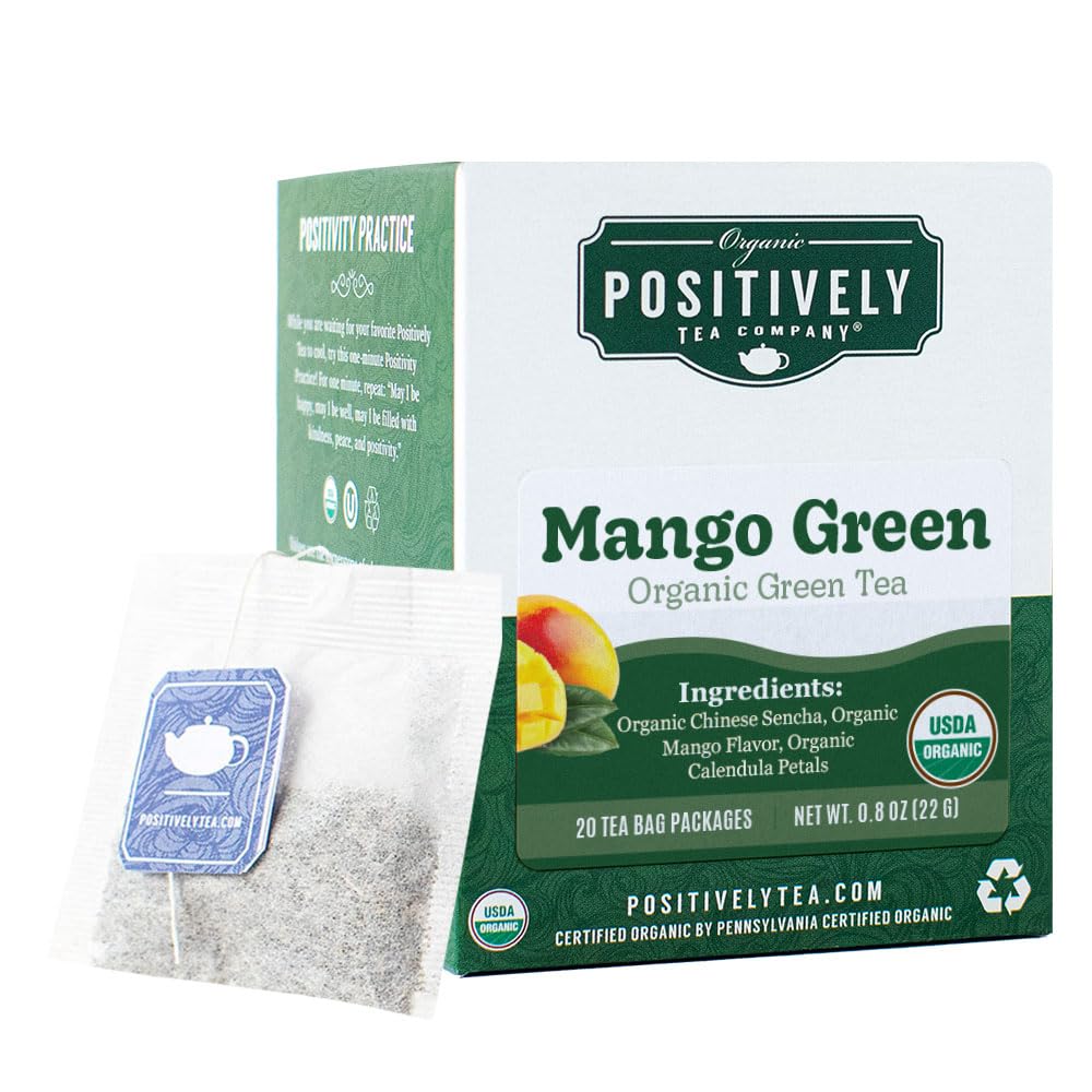 Organic Positively Tea Company, Pinhead Gunpowder Green Tea, Loose Leaf, 16 Ounce
