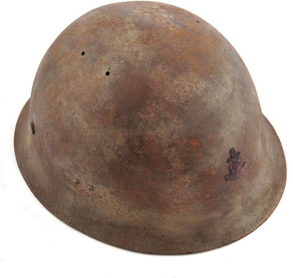WW2 Japanese Imperial Naval Landing Forces Steel Helmet Hand Aged
