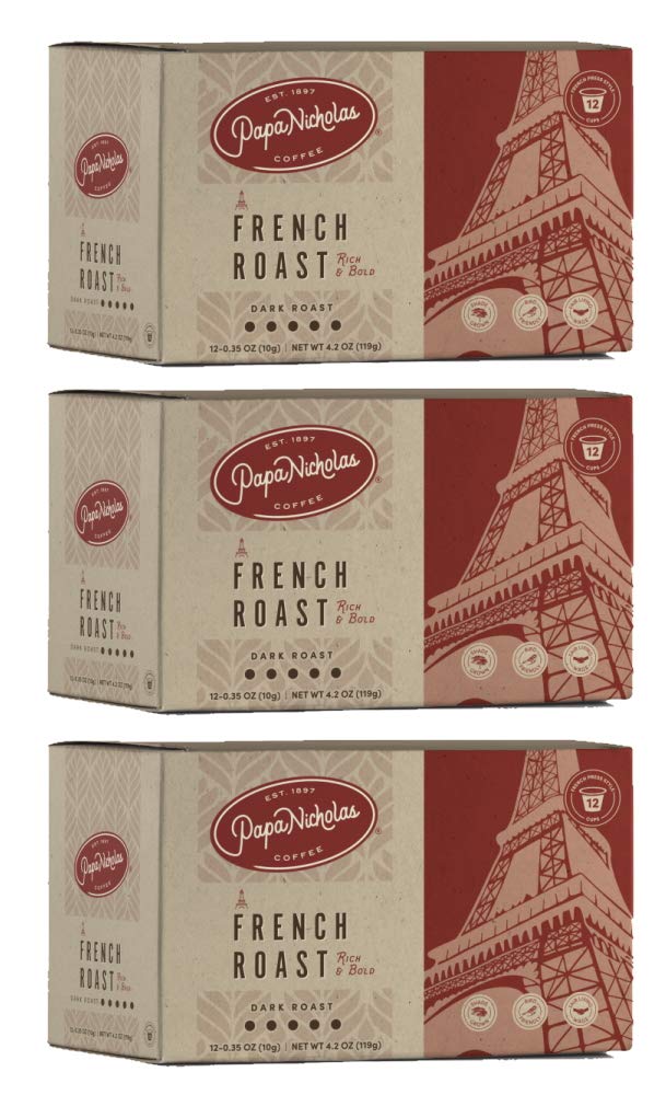 Papanicholas Coffee Single Serve Coffee Cups, Fits Keurig K Cup Brewers, Coffee Pods Hawaiian Islands Blend,12 Ounce
