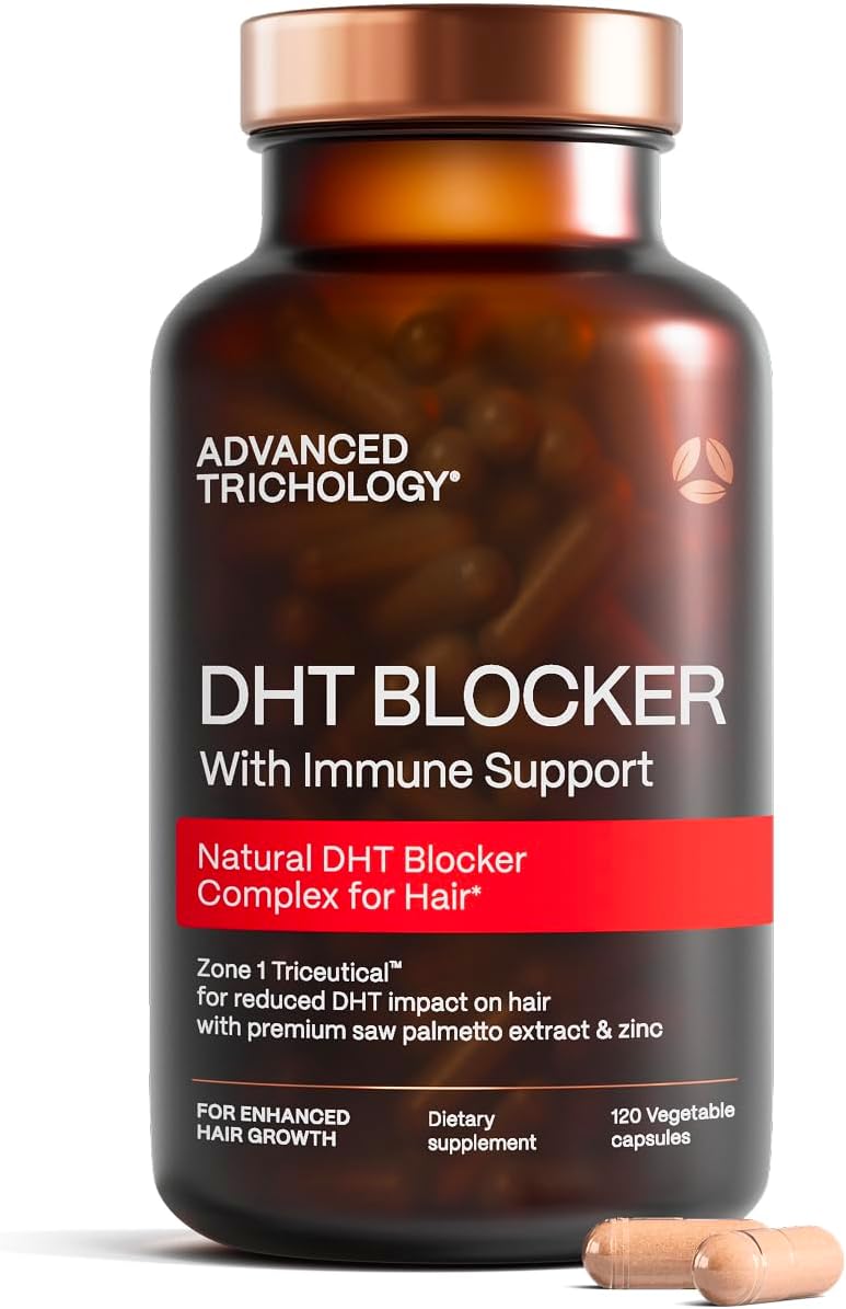 DHT Blocker - Hair Growth Supplement for Genetic Thinning for Men and Women | Guaranteed